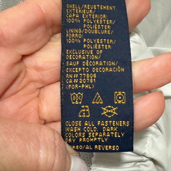 Tommy Hilfiger Golf Poplin Zip Front Jacket Size L - Picture 10 of 10